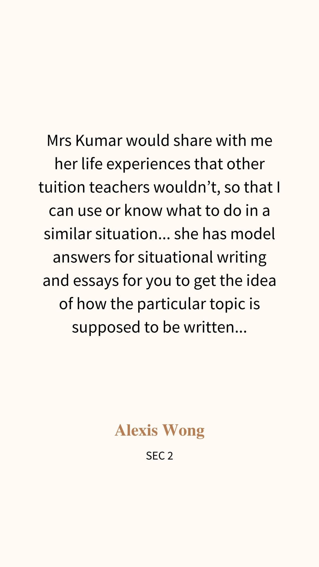 Review from Alexis