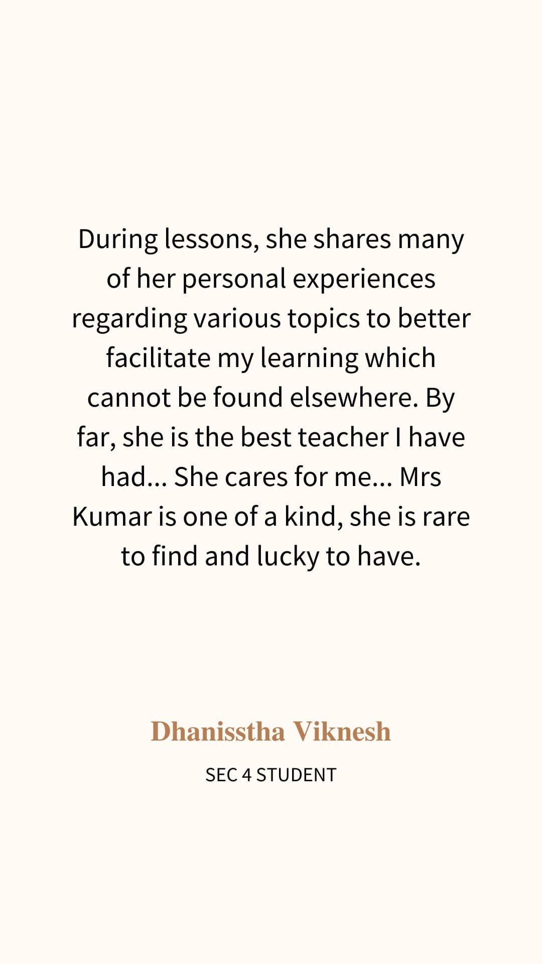 Review from Dhanisstha
