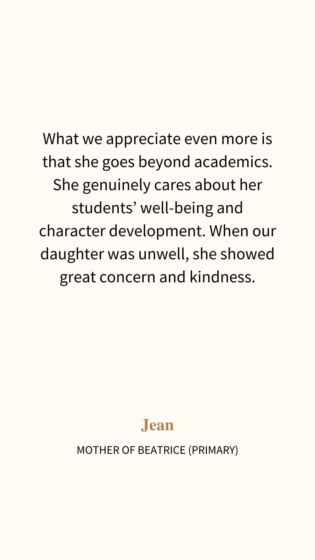 Review from Jean