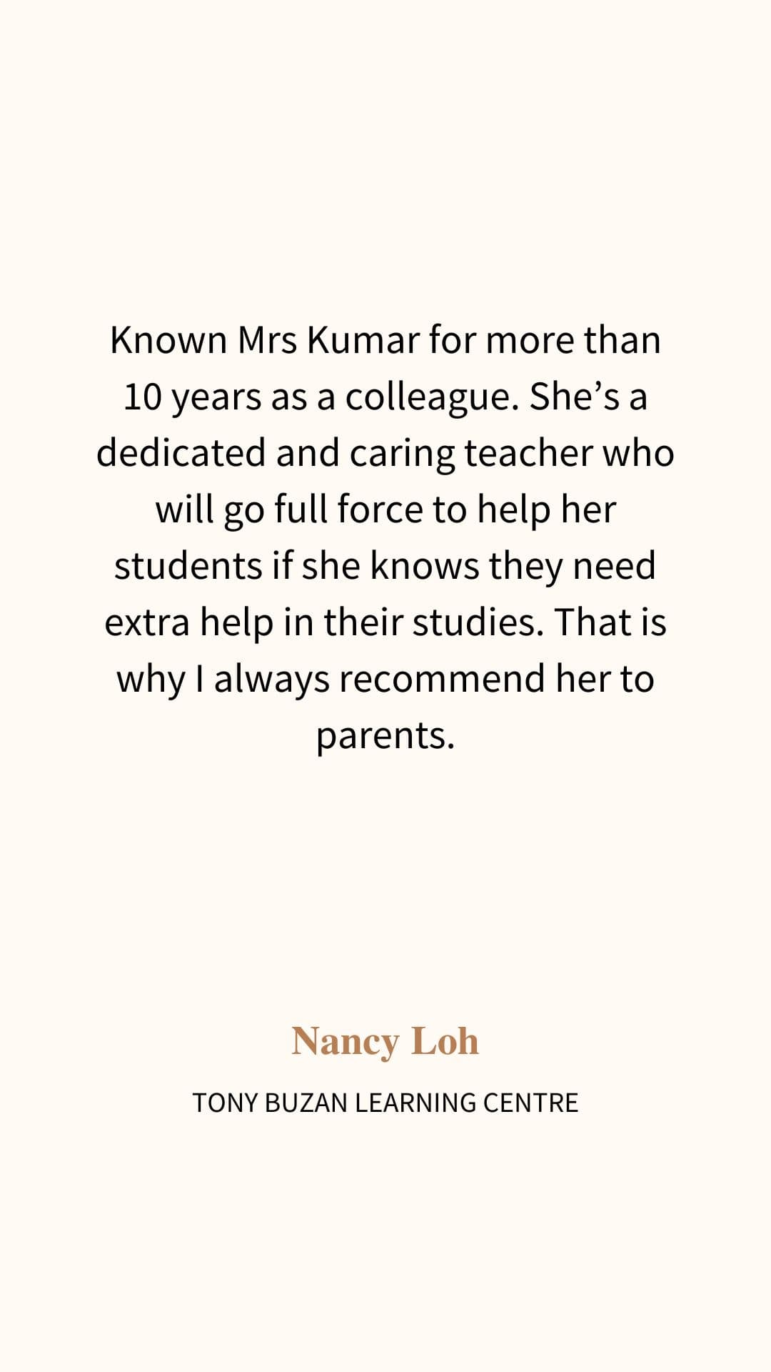 Review from Nancy