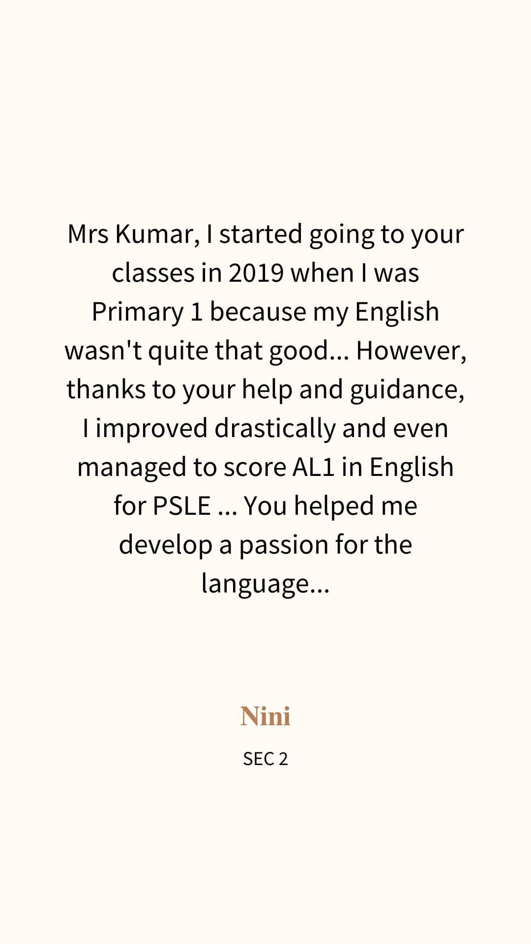Review from Nini