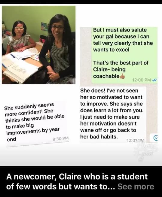 Parent testimonial 16